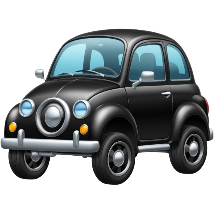 Une voiture avec des jambes emoji