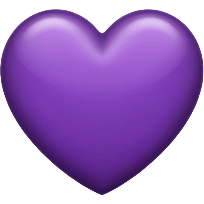 very dark purple heart  emoji