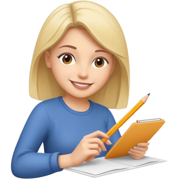 woman sketching. artist emoji