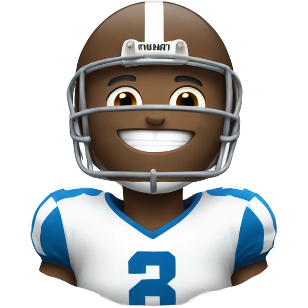 Football smiling  emoji