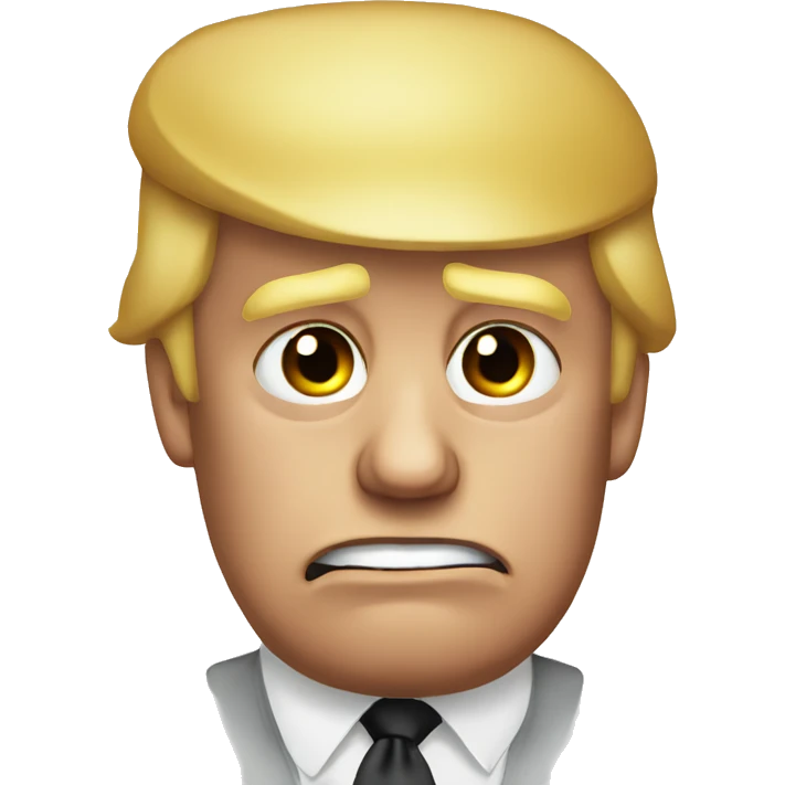 Donald Trump crying emoji
