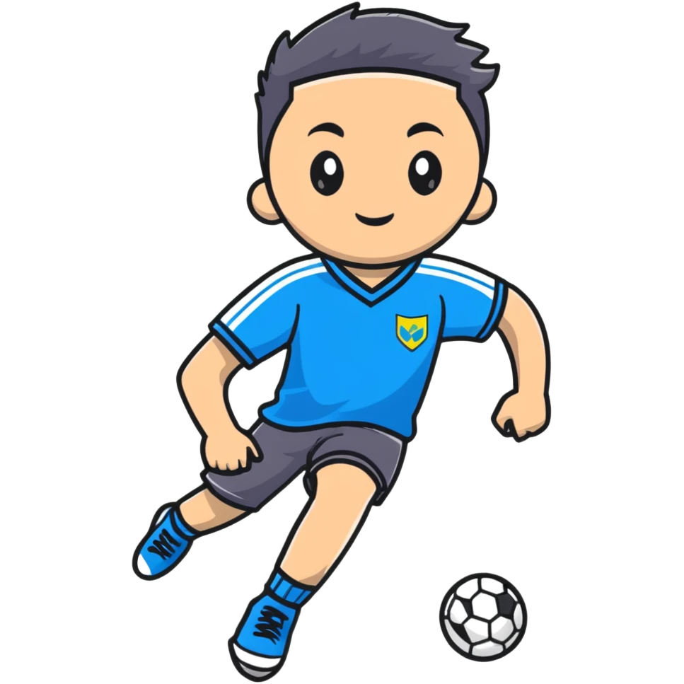 Ukrainian young man in a white embroidered shirt playing sports emoji