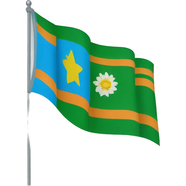 Flag of the Republic of Sakha emoji