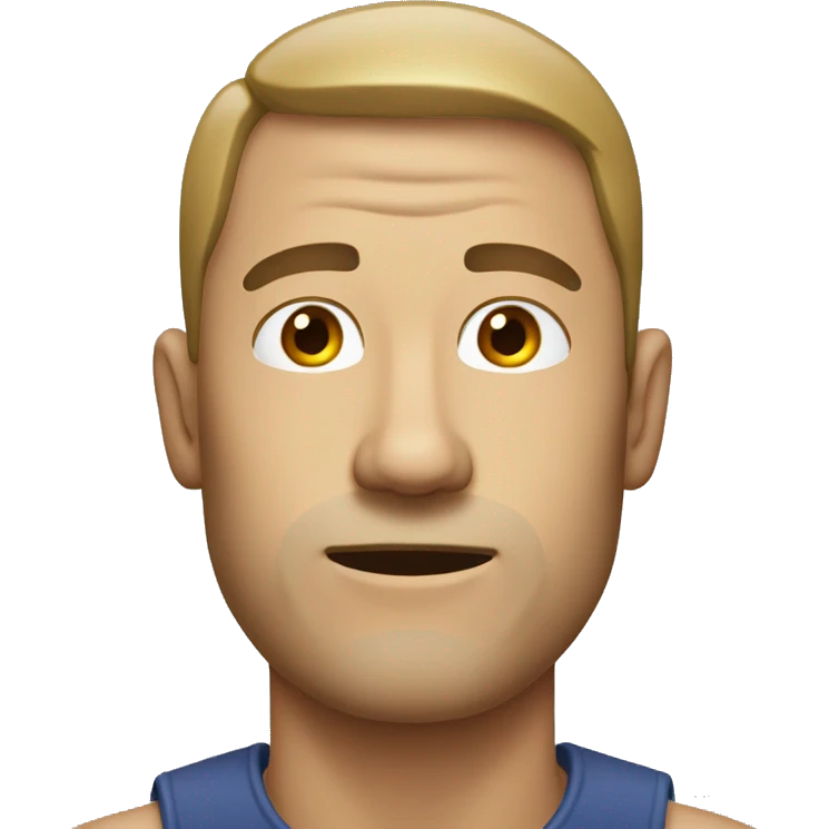 Man with bended neck emoji