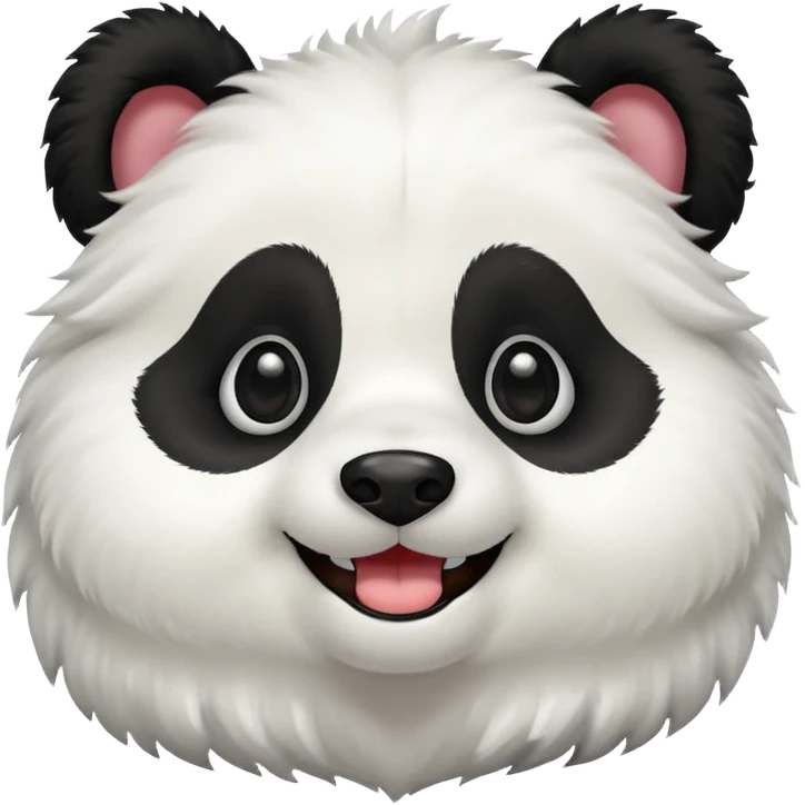 A panda dog emoji