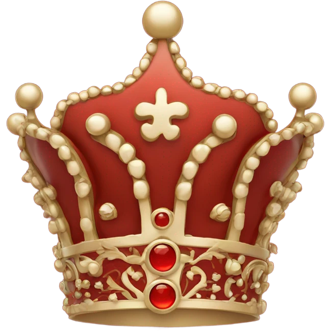 Red women crown emoji