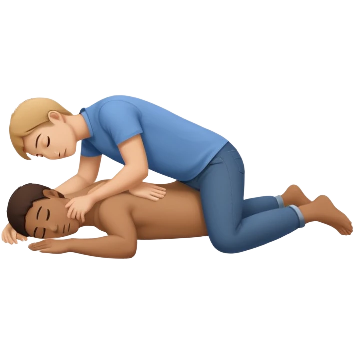 getting his back scratched while laying down  emoji