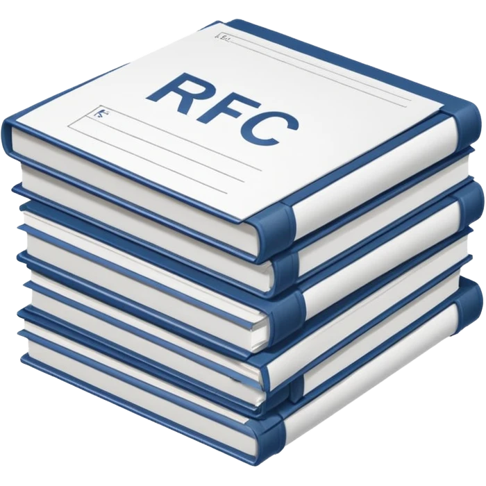 Requests for Comments with "RFC" letter on it emoji