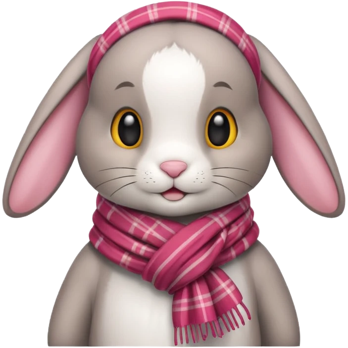 bunny with scarf emoji