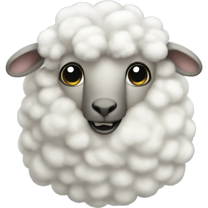 Sheep ghost emoji