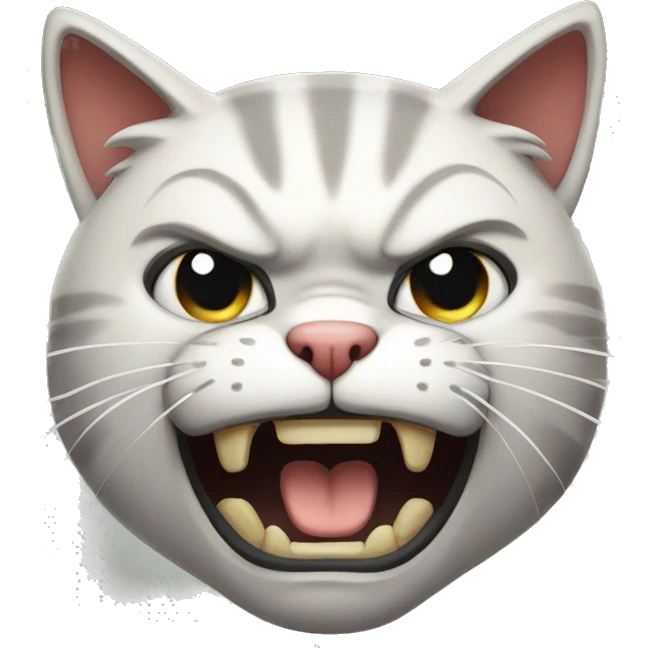 Angry cat emoji