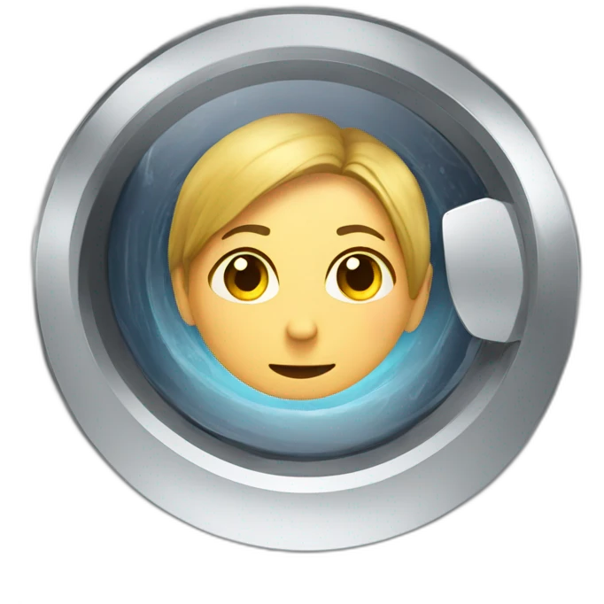 russian steals a washing machine emoji