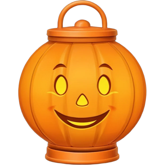 Cute Lantern Laughing emoji