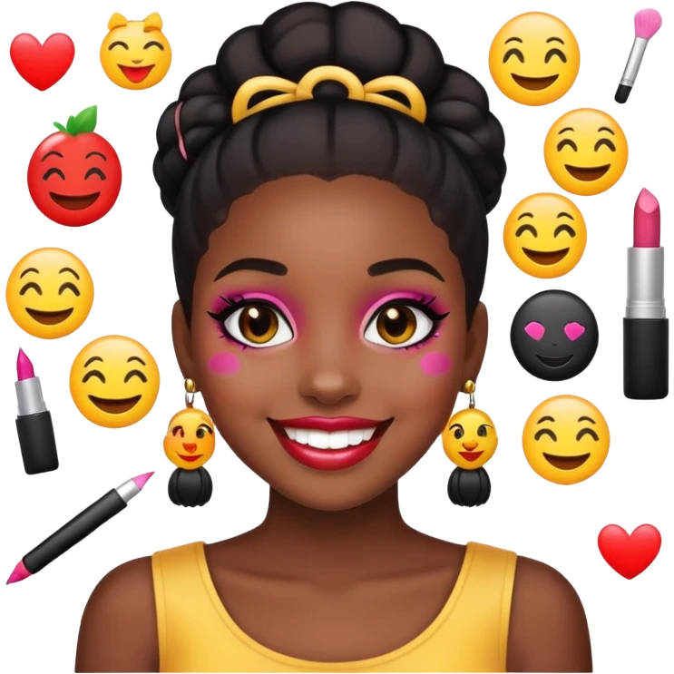 Black girl that girl emojis emoji