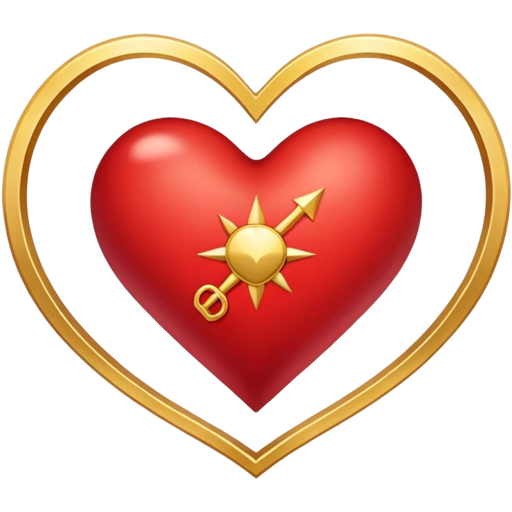 A heart with the name Shakira in it emoji