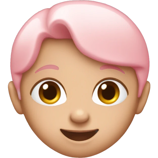 Baby pink heart emoji