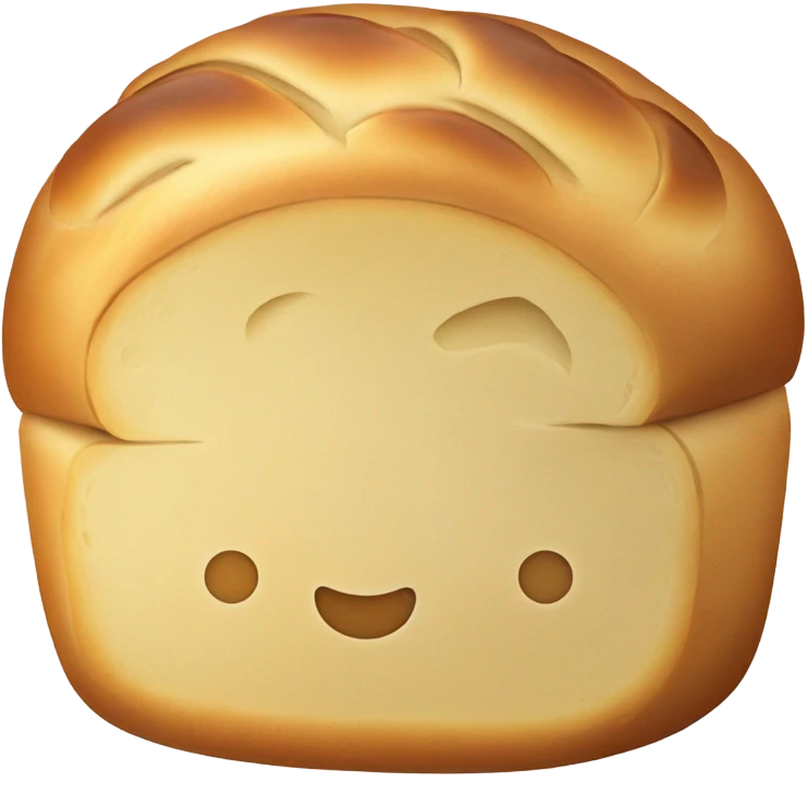 Circular Sourdough loaf of bread emoji