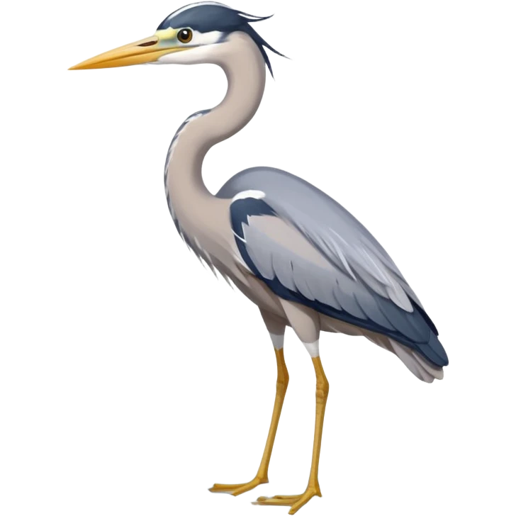  bird heron emoji