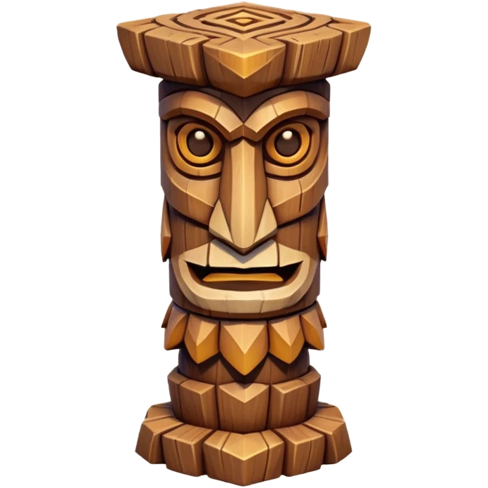 fantasy magic totem low poly emoji