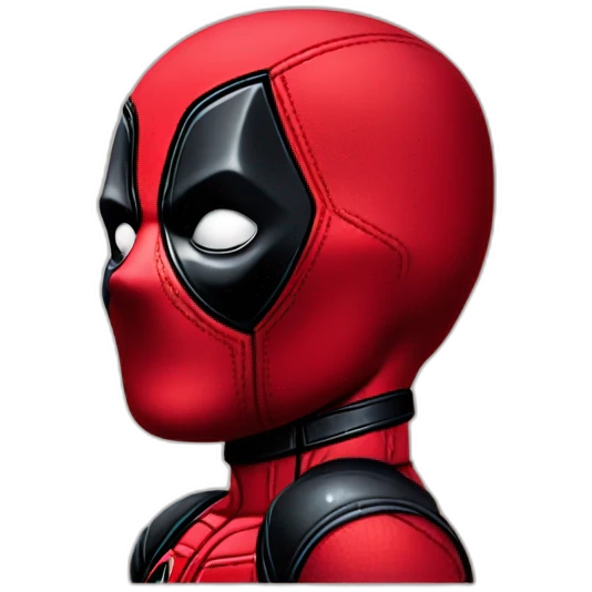 Deadpool blows a kiss emoji