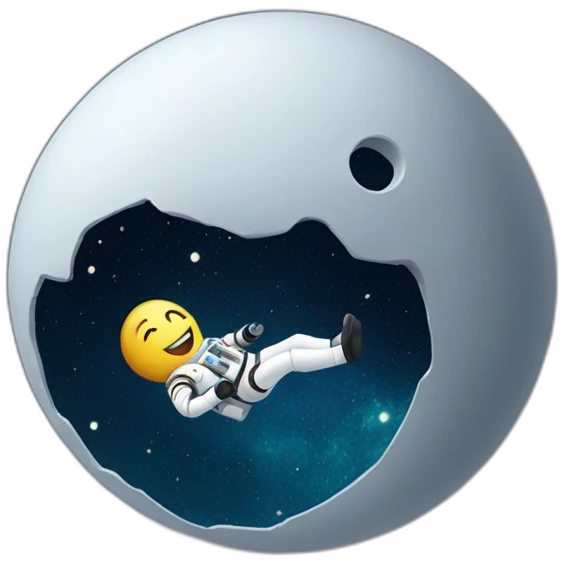 space-white-student-floating-in-space-with-galaxy emoji