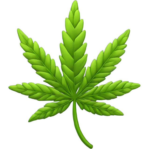 Marijuana flower  emoji