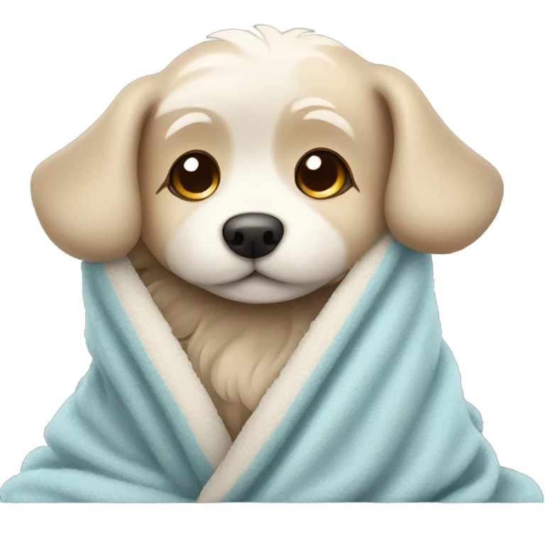 Cuddle dog emoji