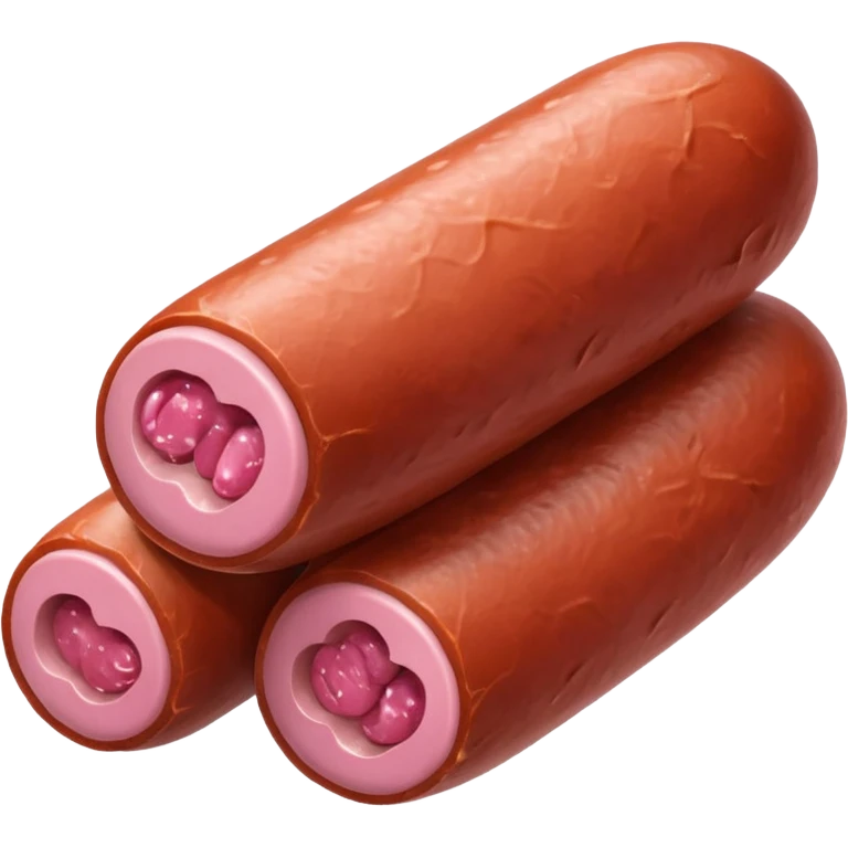 pink pills in sausage emoji