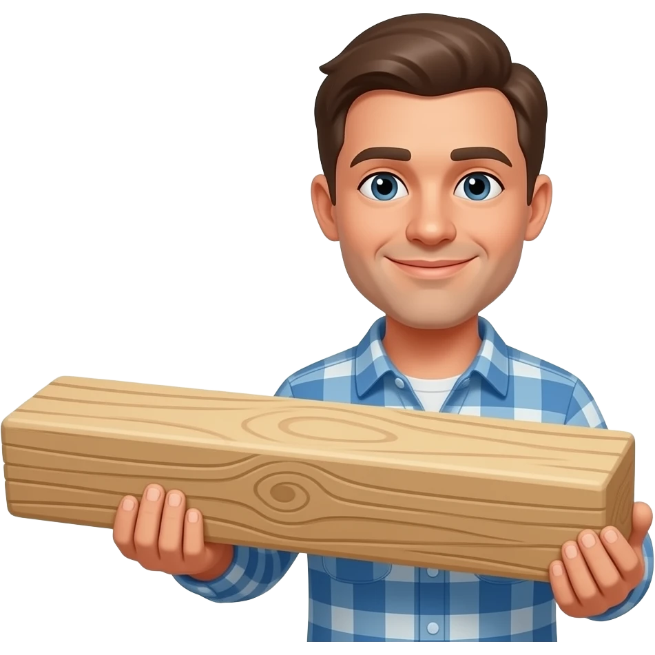 Gör en emoji som kommer att påminna dig att ta med dej trävirke emoji