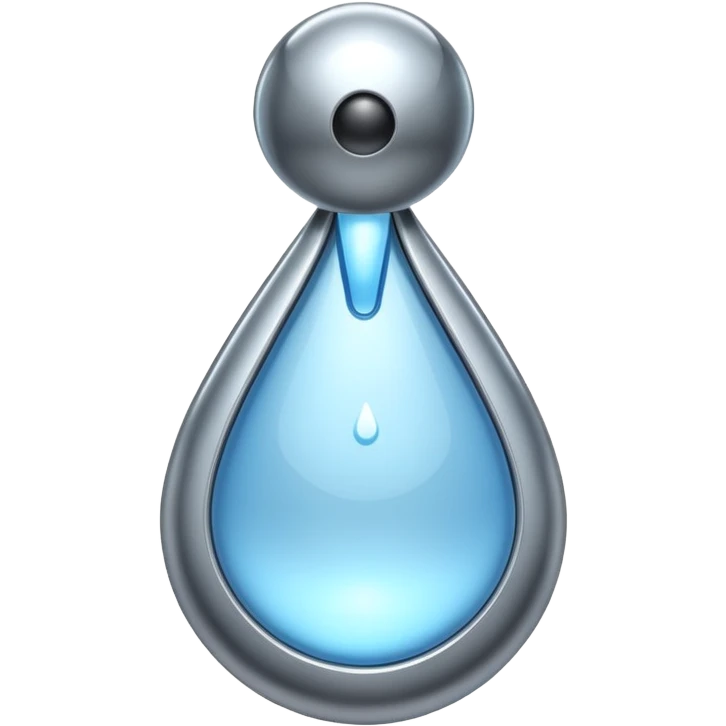 water Drop robot emoji
