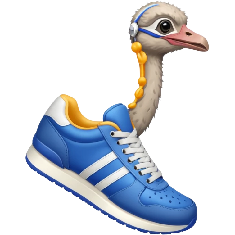  ostrich-in-sneakers emoji