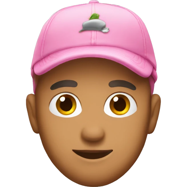 Pink cap emoji