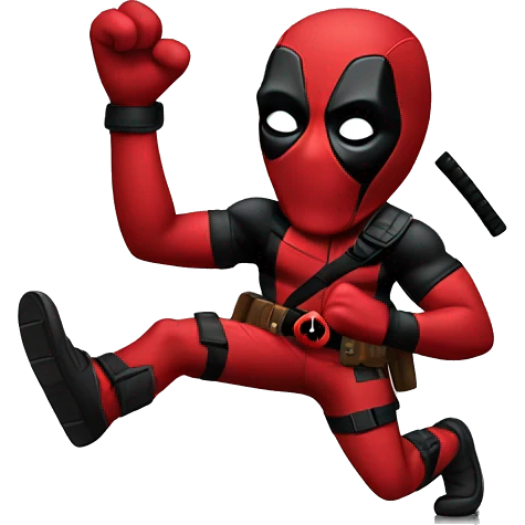 Deadpool dancing emoji