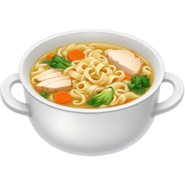 Chicken noodle soup  emoji