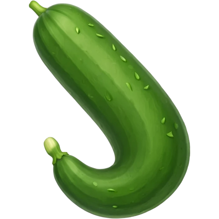 Big cucumber emoji