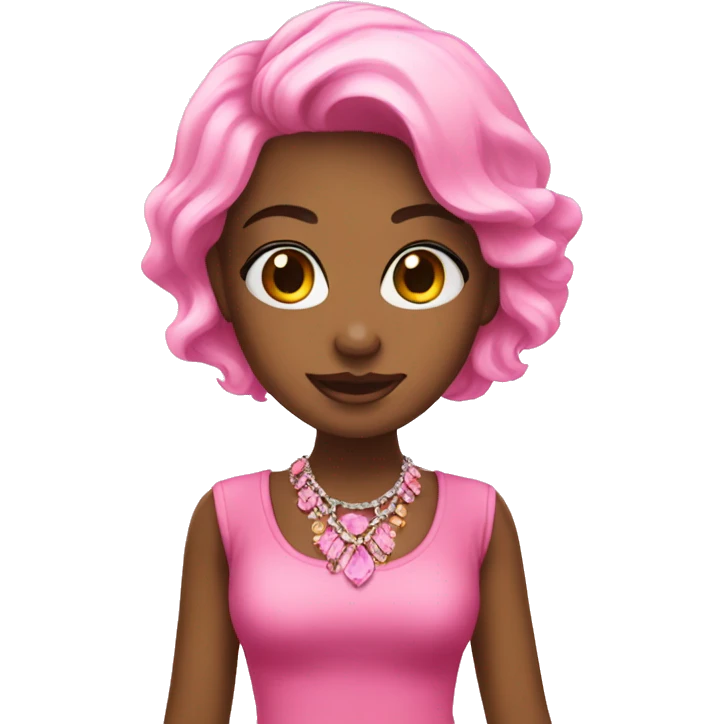Shopping for pink jewelry  emoji