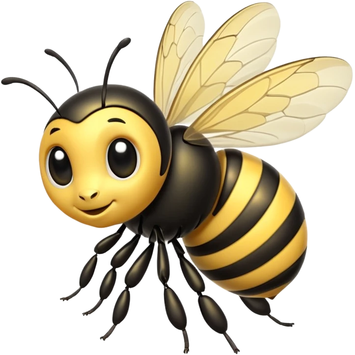 bee flying emoji