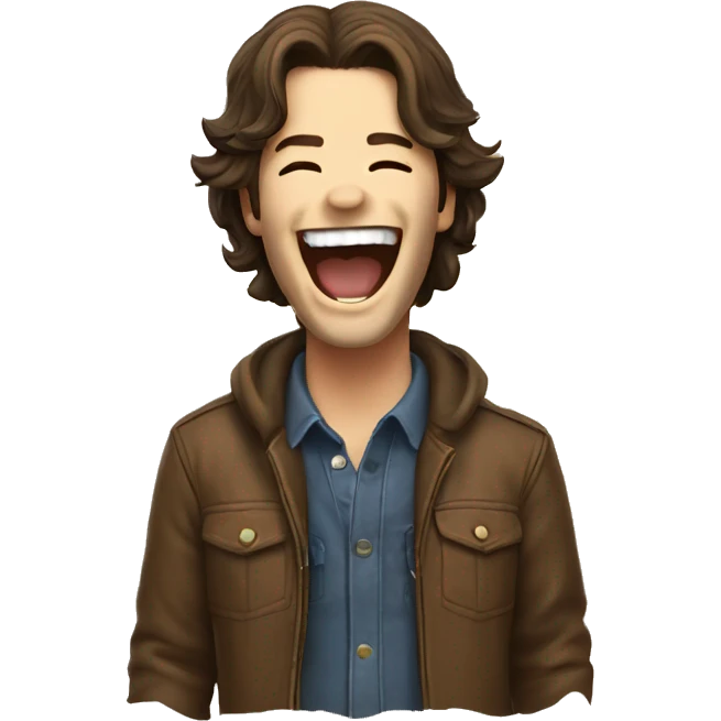 Sam Winchester laughing emoji