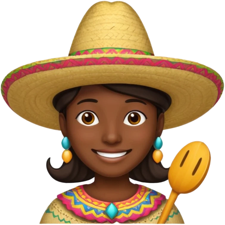 make them darker mexicans with sombreros emoji