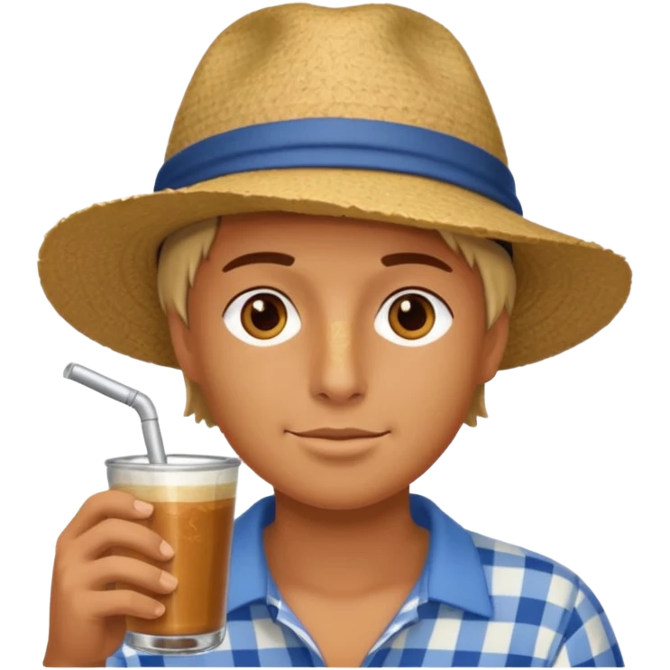 Dibujito tomando mate emoji