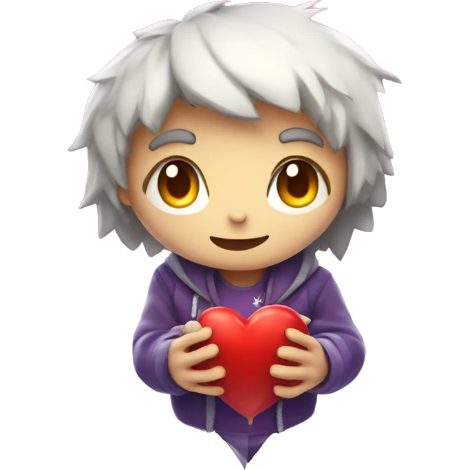 Nexon's "Crazy Arcade" game character holding a heart emoji