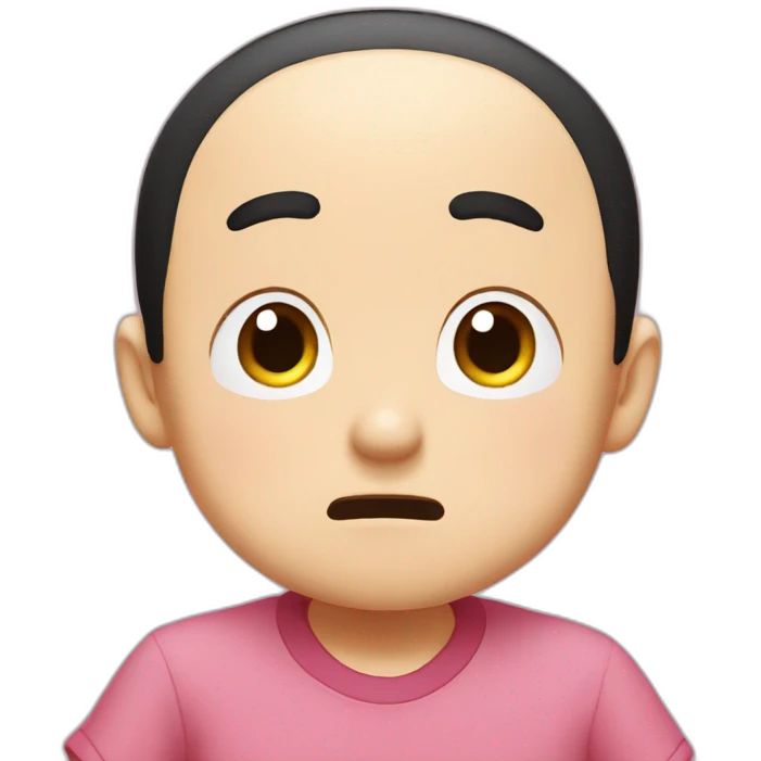 Shinchan blushing emoji