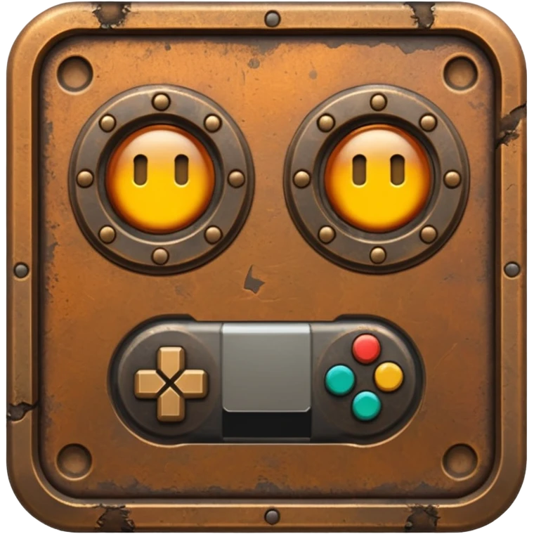 Create an ultra-realistic metal icon that reads 'DUBS' based on the Rust video game. emoji