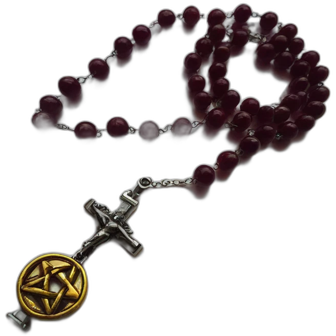 pentagram rosary emoji