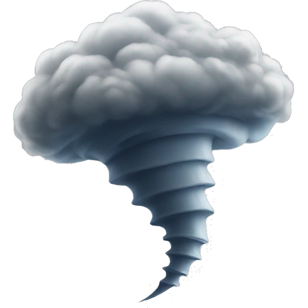 Tornado  emoji