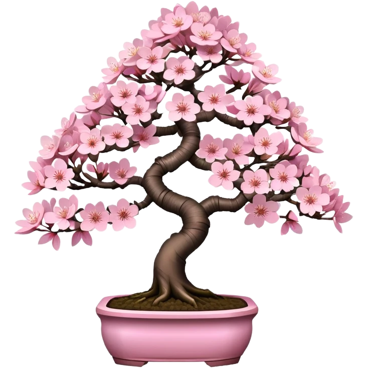 Sakura cherry blossom Bonsai tree  emoji