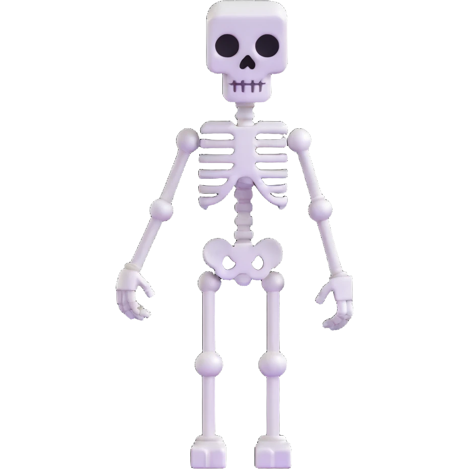 Minecraft skeleton emoji