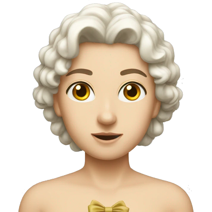 fiocco bianco emoji