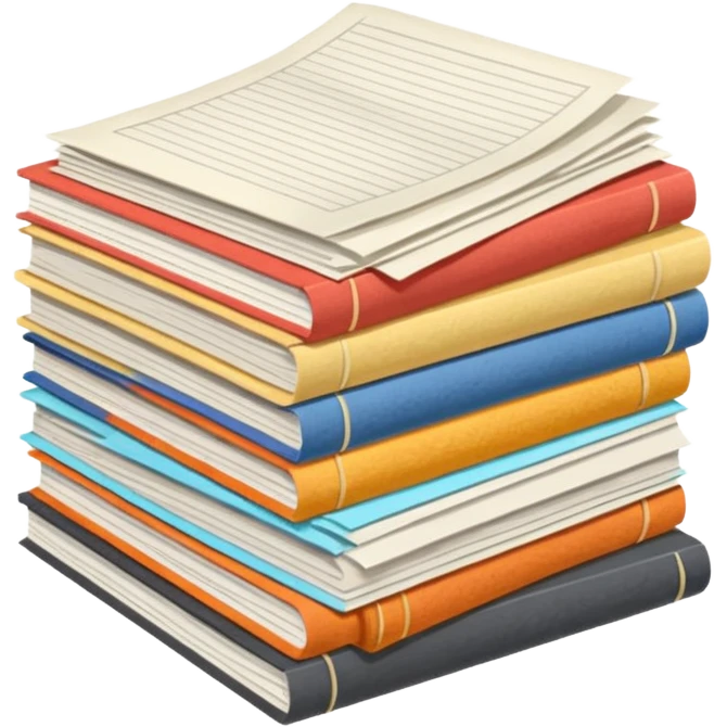 mac os mixed papers, wall paints, videos skeuomorphic emoji