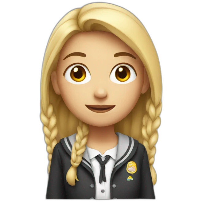 schoolgirl emoji